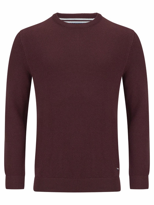 Daniel Grahame Crew Neck sweater 67 - Dark Red