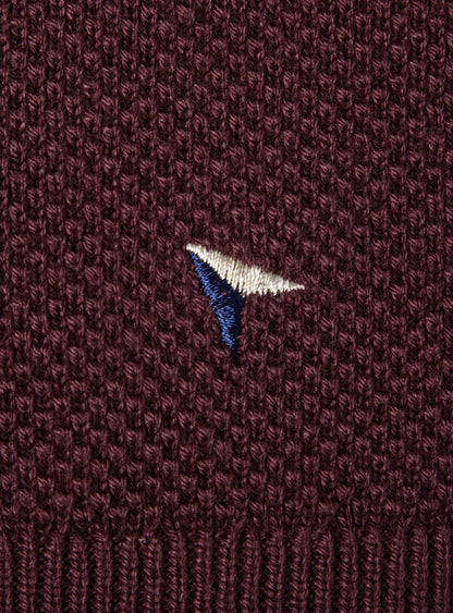Daniel Grahame Crew Neck sweater 67 - Dark Red