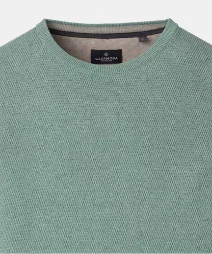 Casa Moda Crew Neck Jumper 323 - Green