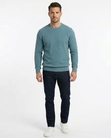 Daniel Grahame Crew Neck Sweater 26 - Aqua