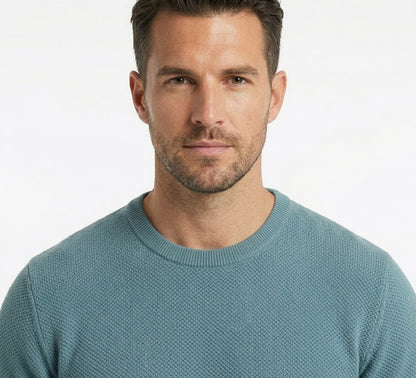 Daniel Grahame Crew Neck Sweater 26 - Aqua