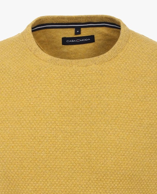 Casa Moda Crew Neck Sweater 554 - Yellow