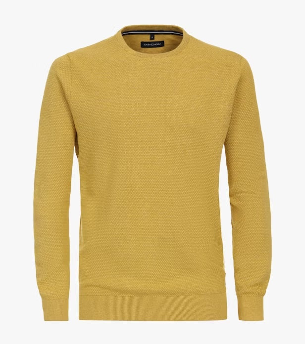 Casa Moda Crew Neck Sweater 554 - Yellow