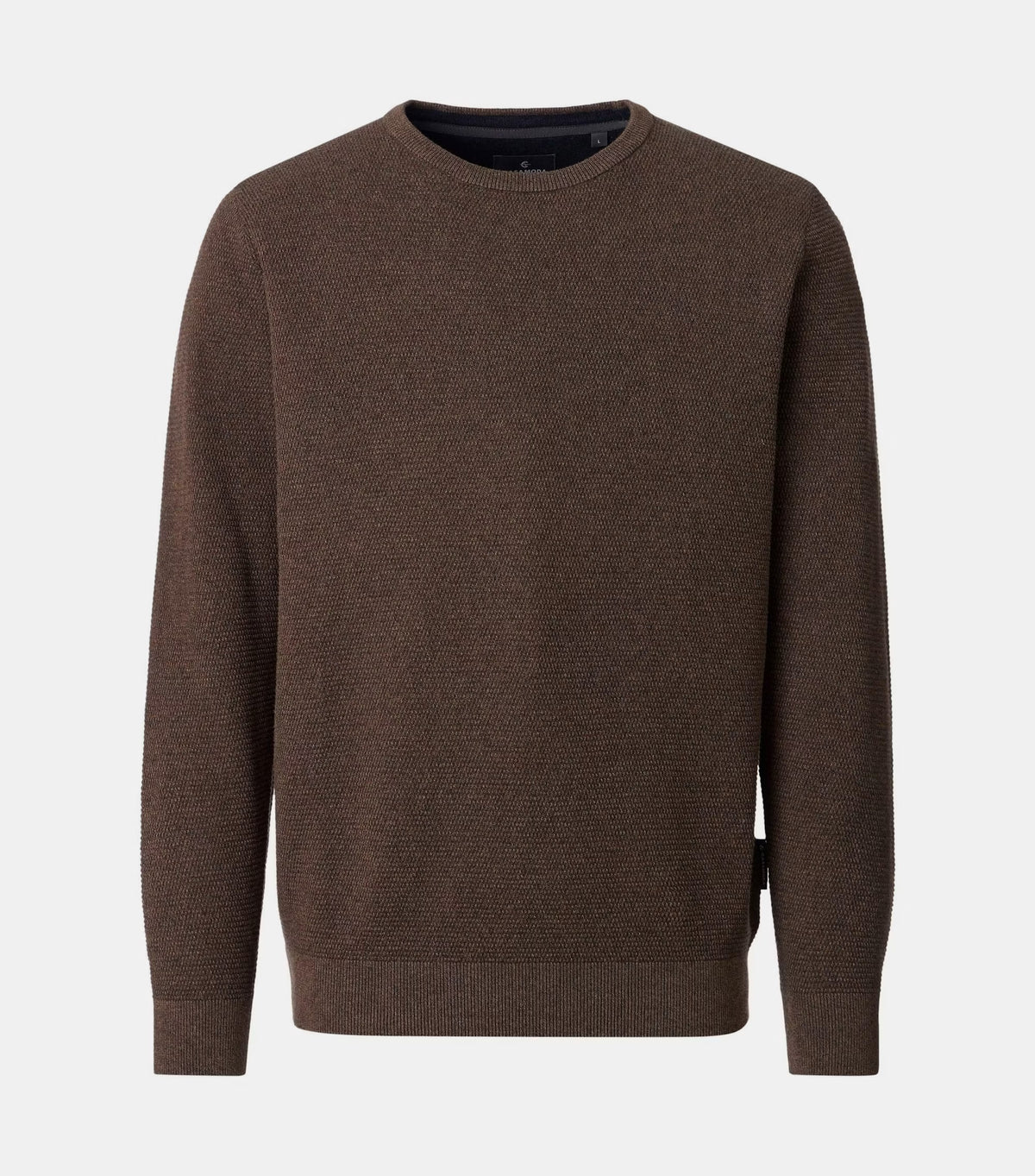 Casa Moda Crew Neck Jumper 677 - Cocoa Brown
