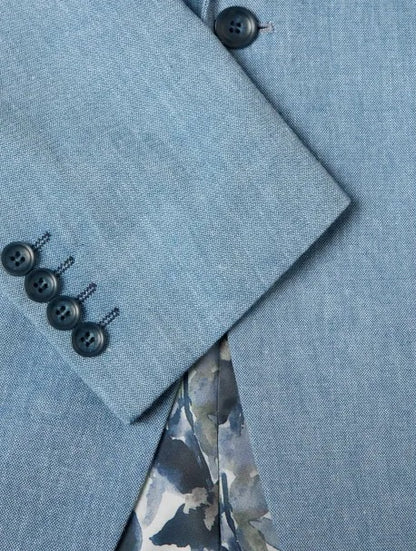 Daniel Grahame Dale Tapered Fit Jacket - Sky Blue