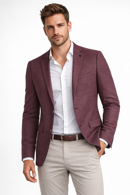 Daniel Grahame Damon Tapered Fit Jacket - Red