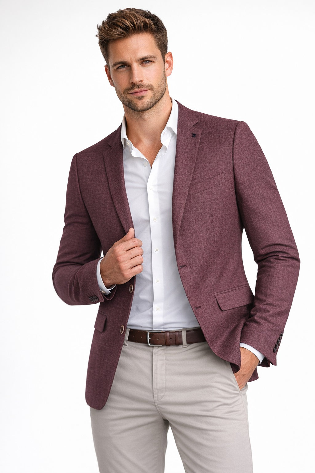 Daniel Grahame Damon Tapered Fit Jacket - Red