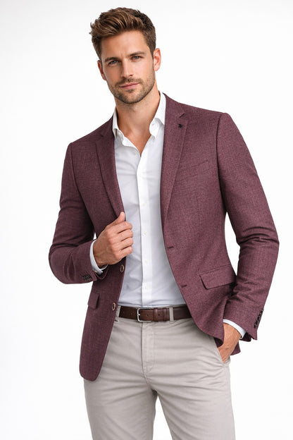 Daniel Grahame Damon Tapered Fit Jacket - Red