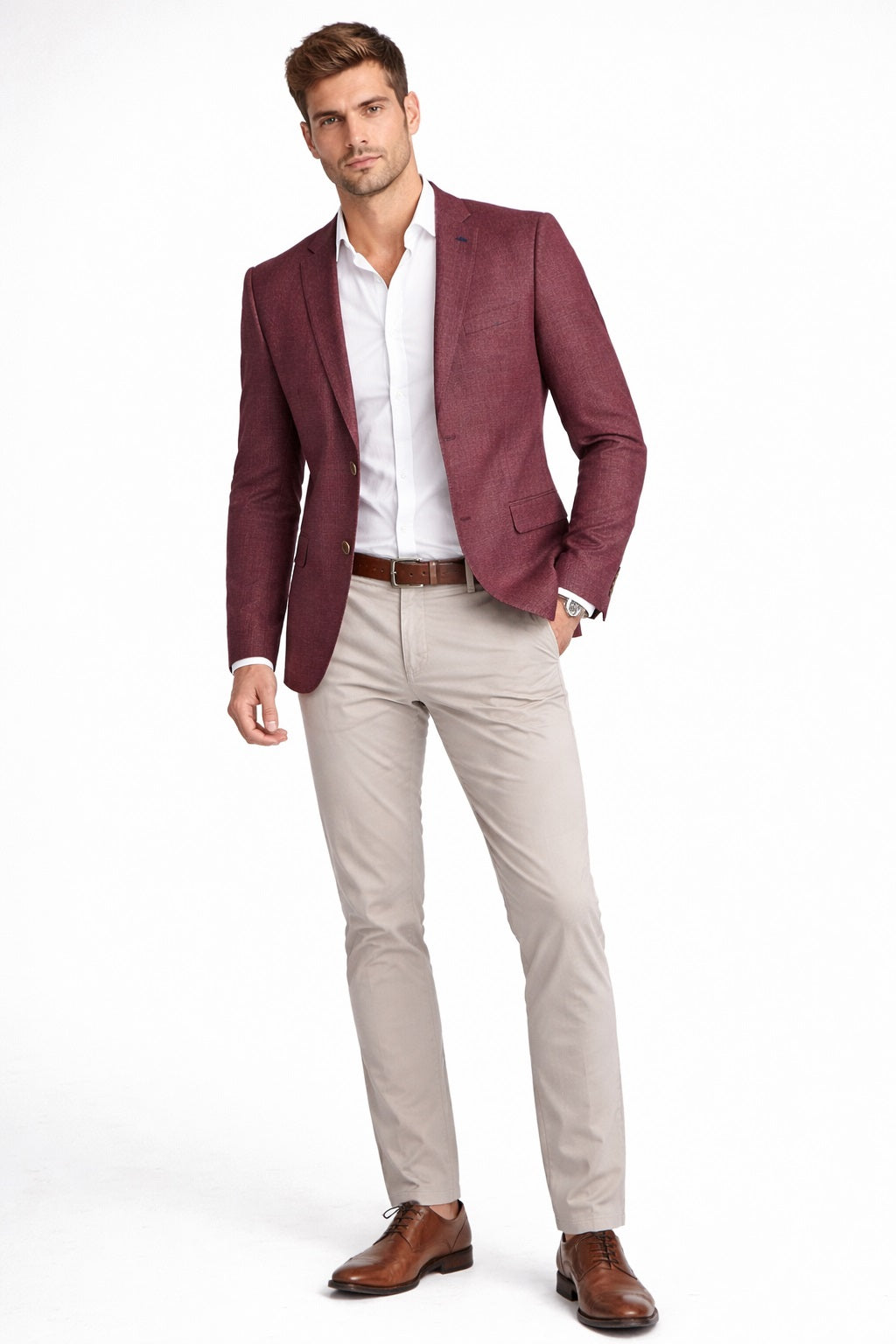 Daniel Grahame Damon Tapered Fit Jacket - Red