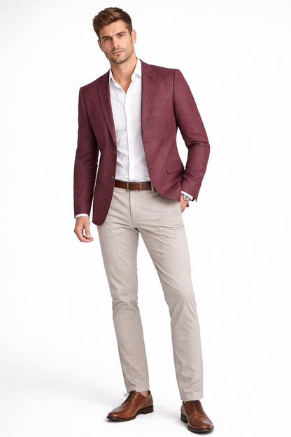Daniel Grahame Damon Tapered Fit Jacket - Red