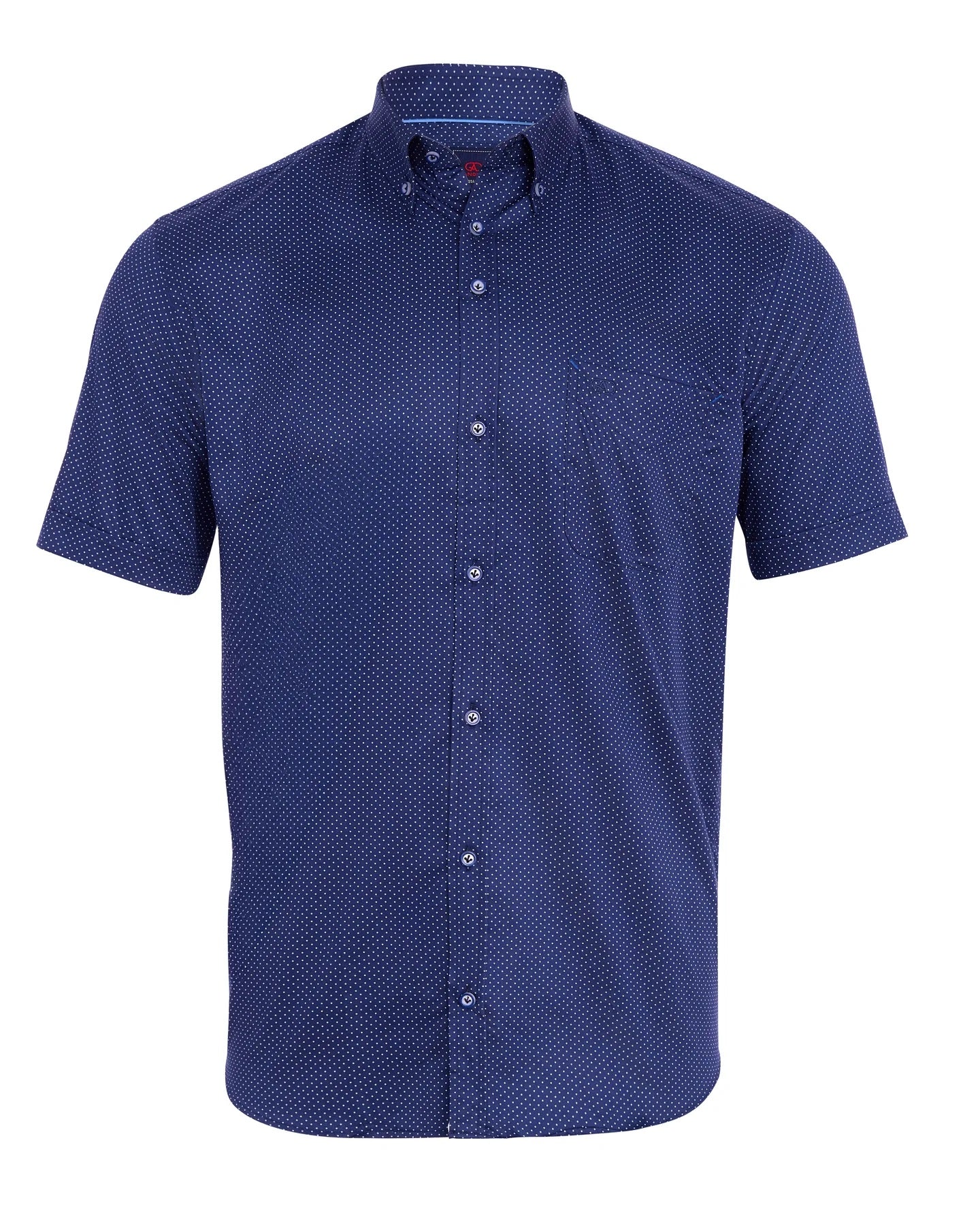 Andre Dargle Short Sleeve Shirt - Navy