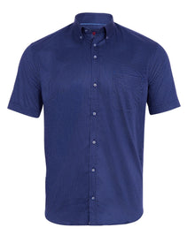 Andre Dargle Short Sleeve Shirt - Navy