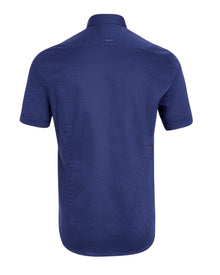 Andre Dargle Short Sleeve Shirt - Navy