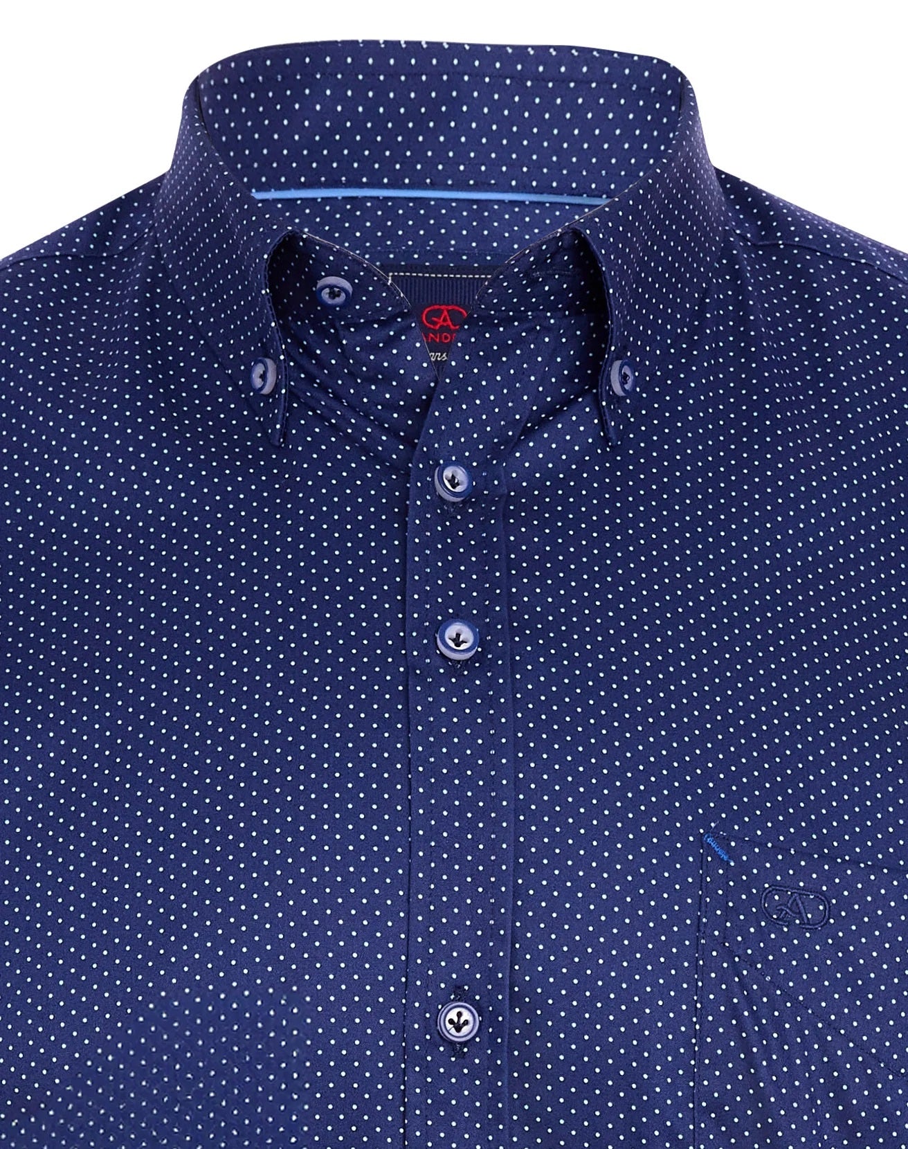 Andre Dargle Short Sleeve Shirt - Navy