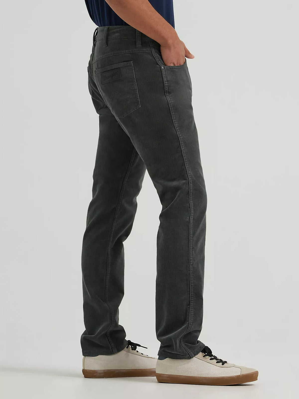 Wrangler Greensboro Regular Straight Corduroy Jeans - Dark Shadow