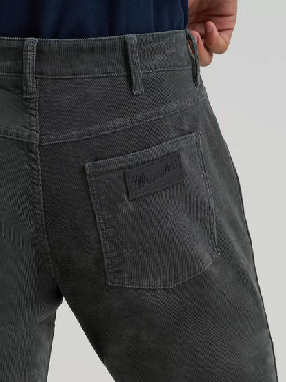 Wrangler Greensboro Regular Straight Corduroy Jeans - Dark Shadow