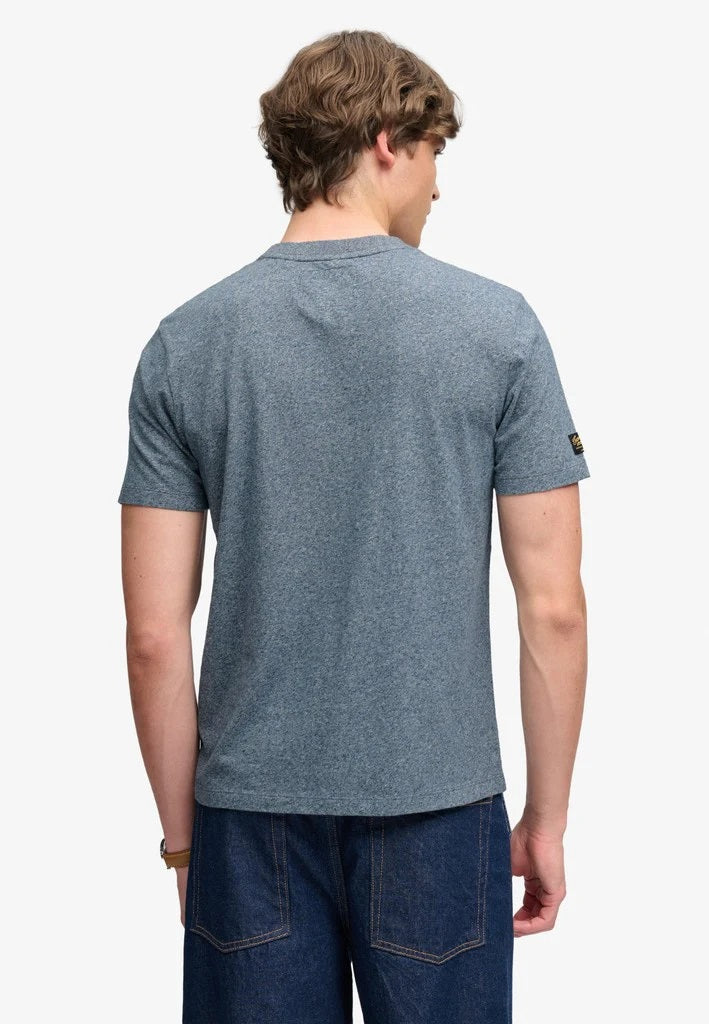 Superdry Vintage Logo Classic T-Shirt - Denim Blue Marl