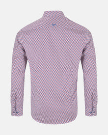 Andre Denver Long Sleeve Casual Shirt- Burgundy
