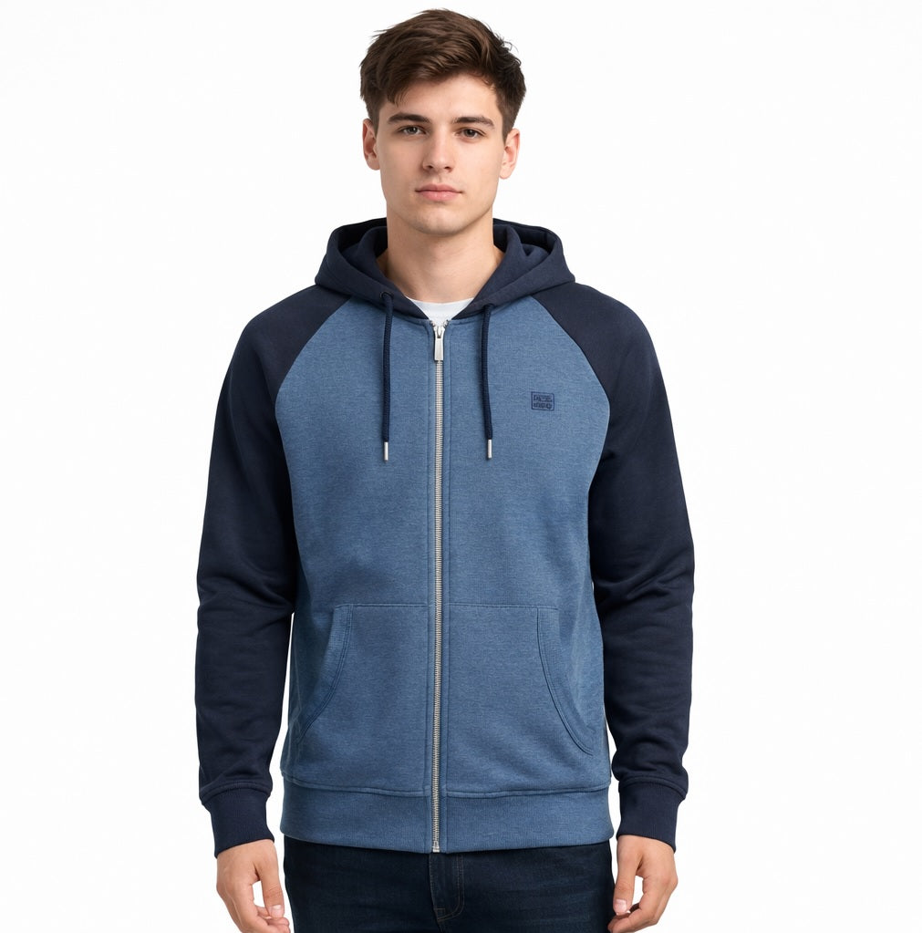 Diesel Sport Derek Raglan Full Zip Hoodie - Navy