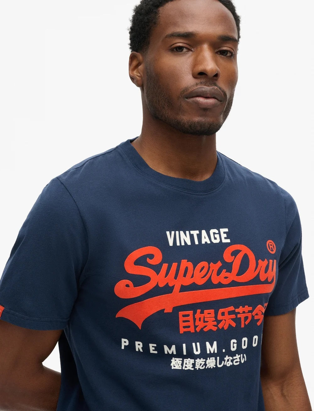 Superdry Vintage Logo Duo T-Shirt - Richest Navy