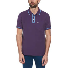 Original Penguin Earl Organic Cotton Polo Shirt - Grape