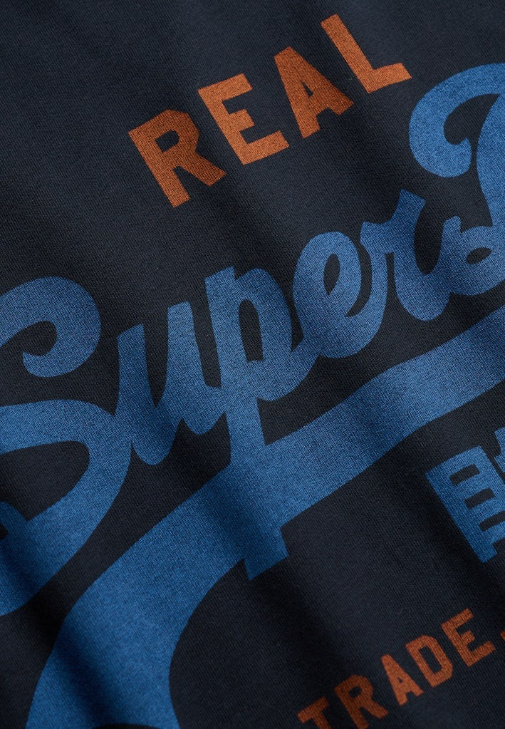 Superdry Vintage Logo Classic T-Shirt - Eclipse Navy