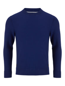 6th Sense Embassy Crew Neck Sweater O# - Blue Depths