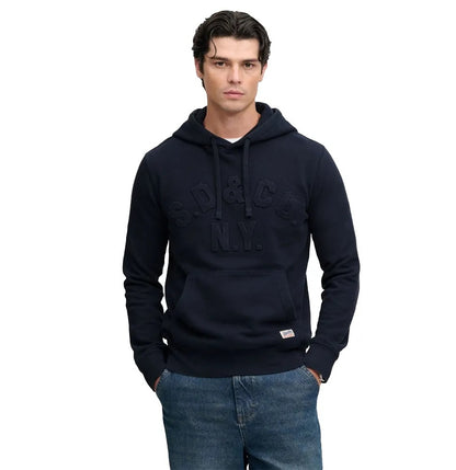 Superdry Athletic Emboss GD Relax Hoodie - French Navy