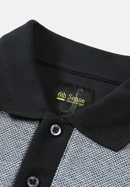 6th Sense Envy Short Sleeve Polo Shirt - Sky Captain
