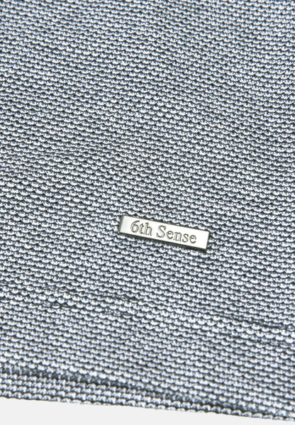 6th Sense Envy Short Sleeve Polo Shirt - Sky Captain