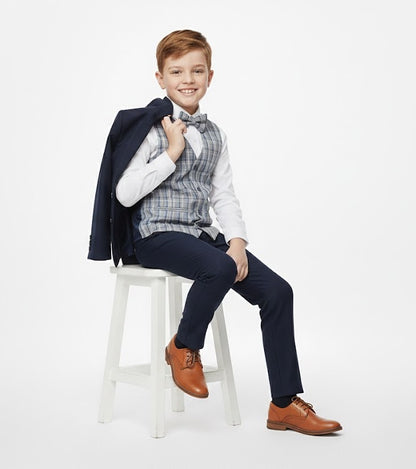 Boys Standar Enzo 3 Piece Suit - Navy