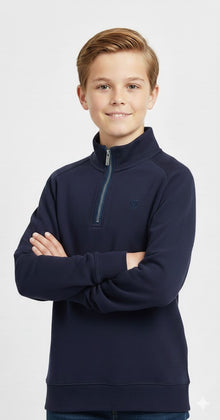 Boys XV Kings Falcons Half Zip Sweatshirt - Classic Navy