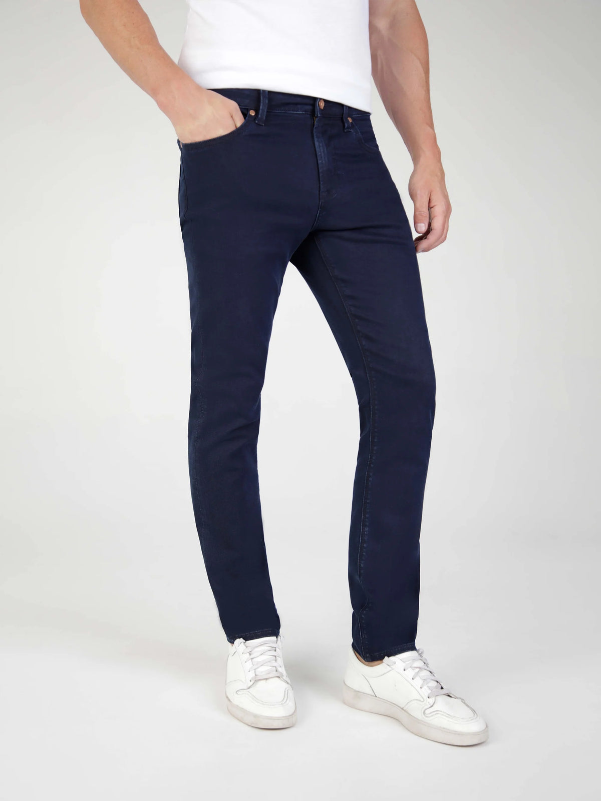 Mish Mash 1984 Flex Active Tapered Fit Jean - Blue Black