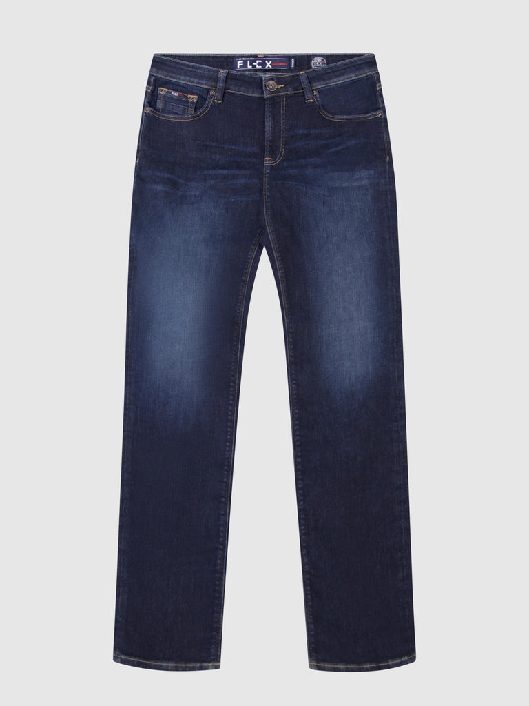 Mish Mash 1987 Flex Straight Leg Active Denim Jean - Dark