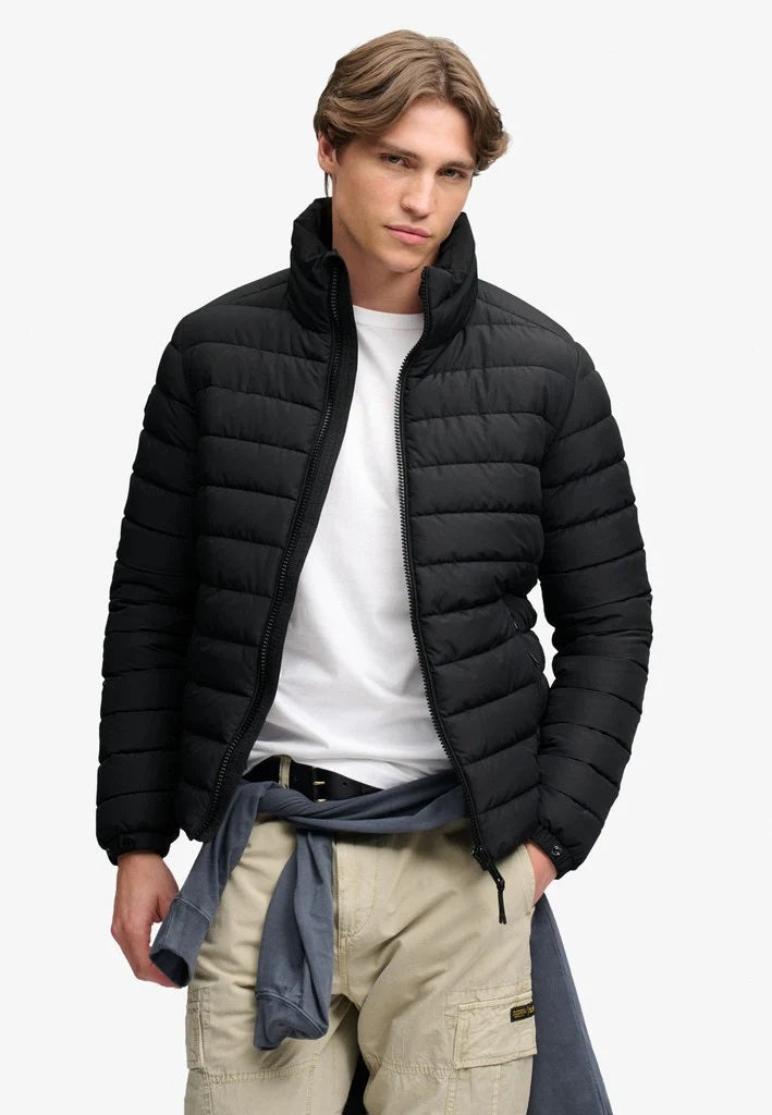Superdry Fuji Midweight Padded Jacket - Jet Black