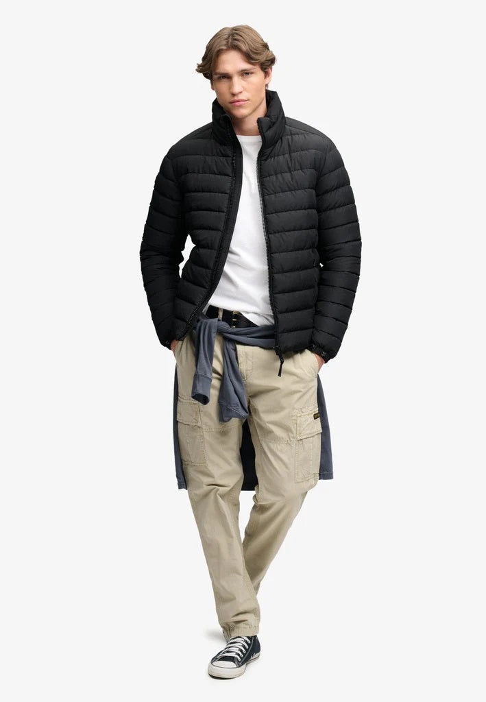 Superdry Fuji Midweight Padded Jacket - Jet Black