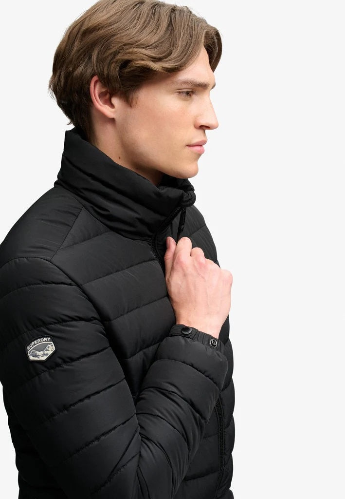 Superdry Fuji Midweight Padded Jacket - Jet Black