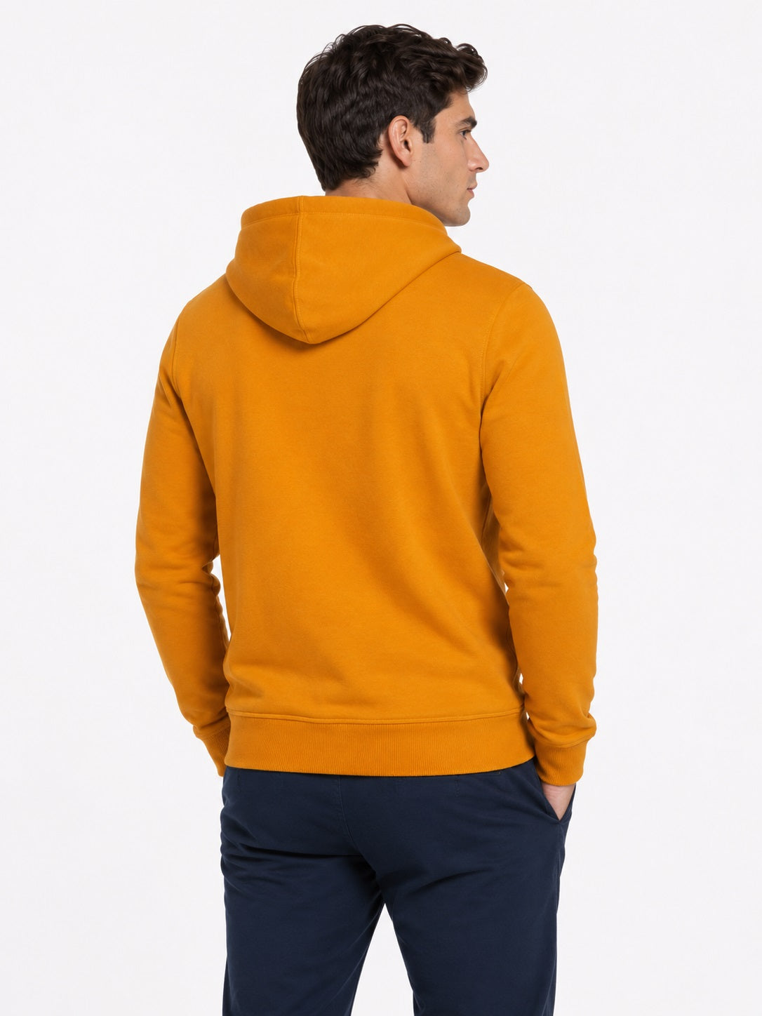 Original Penguin Sticker Pete Pullover Fleece Hoodie - Sudan Brown