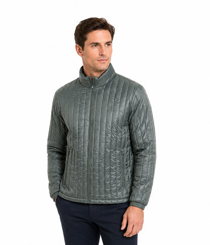 Original Penguin Recycled Polyester Quilted Jacket - Dusty Olive