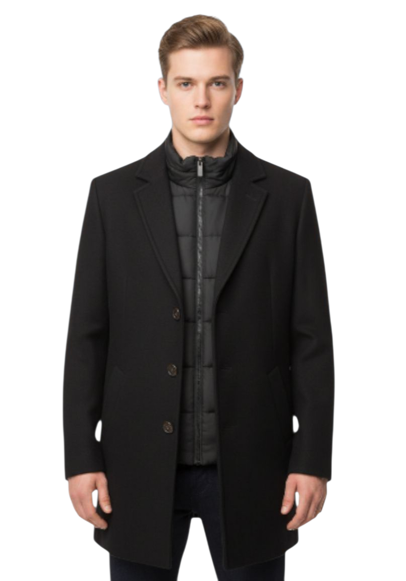 House Of Cavani Sanford Coat - Black