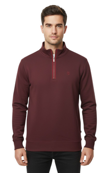 XV KINGS Falcon Crest Half Zip Sweater - Plummet