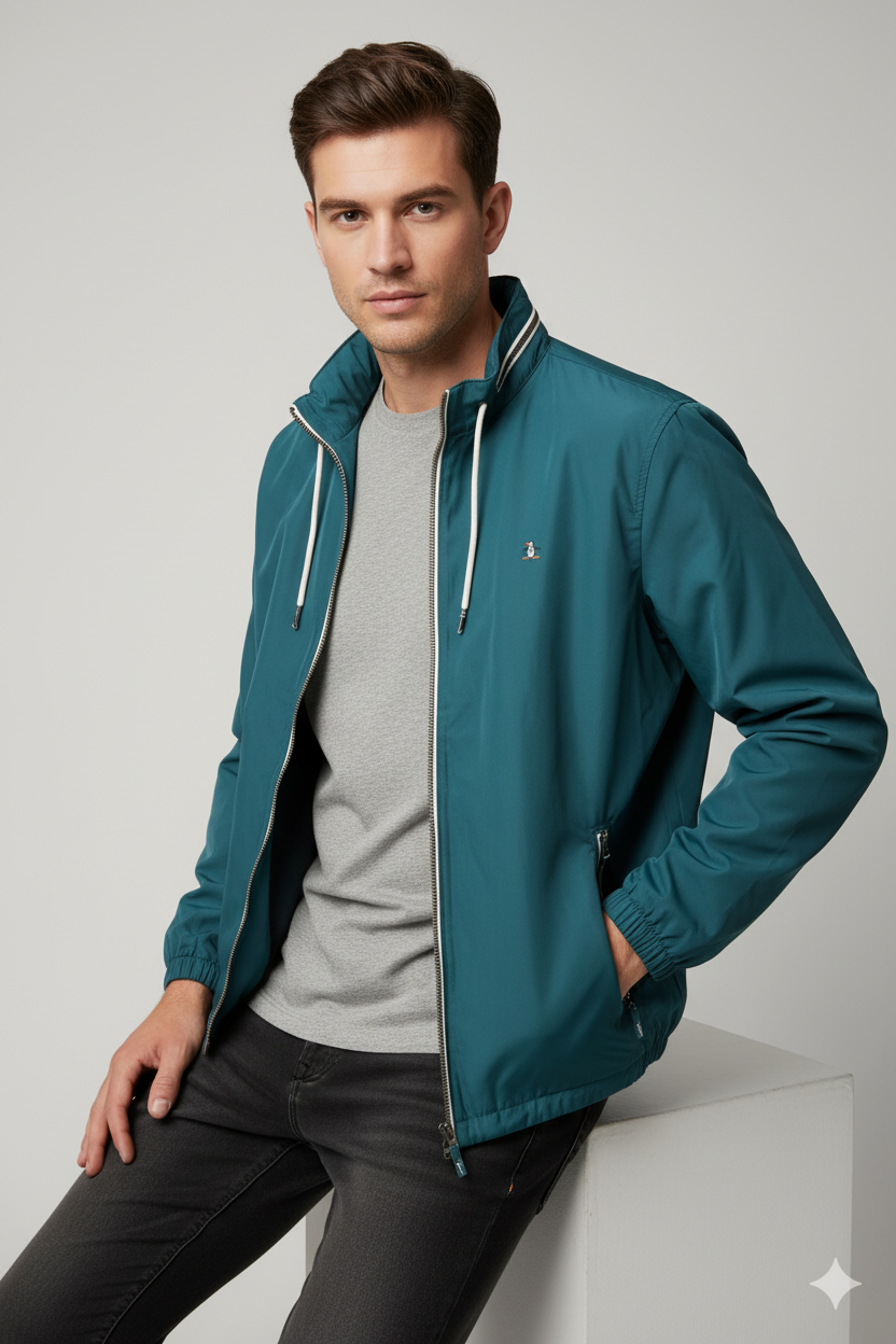 Original Penguin Icons Ratner Lined Jacket - Reflecting Pond