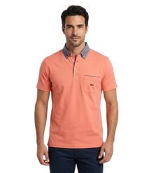 Dario Beltran Button Down Polo 471 - Red