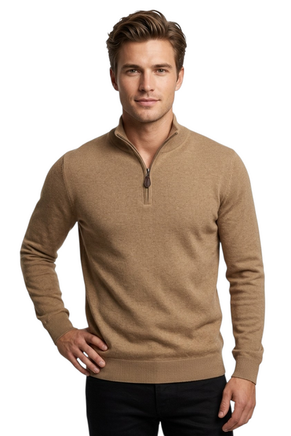 Gilded Gentlemen Harold Half Zip Sweater - Amphora