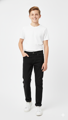 Boys Diesel Rex Straight Leg Jean - Black