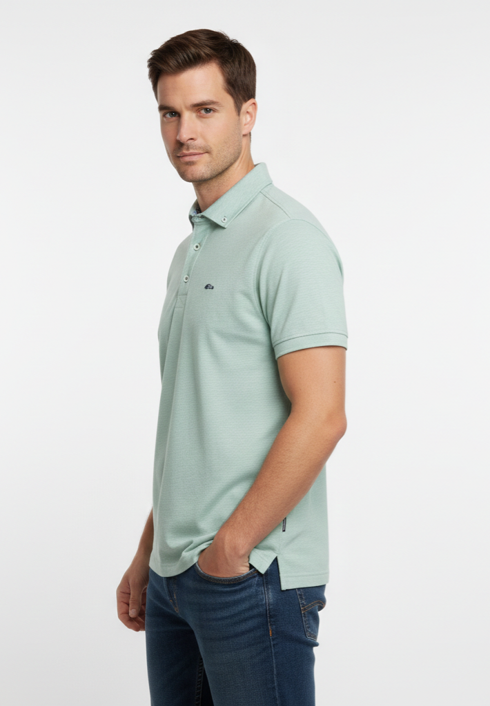 Dario Beltran Short Sleeve Polo - Green