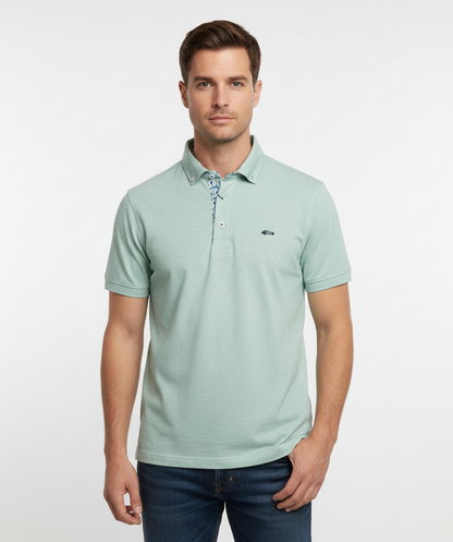 Dario Beltran Short Sleeve Polo - Green