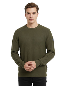 Tom Penn Crew Neck Sweater - Khaki