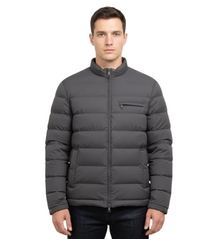 Remus Uomo Kaleb Quilted Jacket - Grey