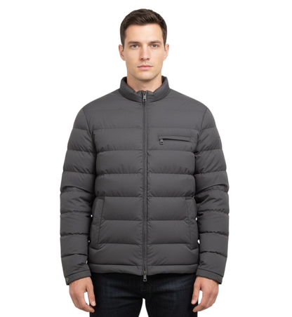 Remus Uomo Kaleb Quilted Jacket - Grey